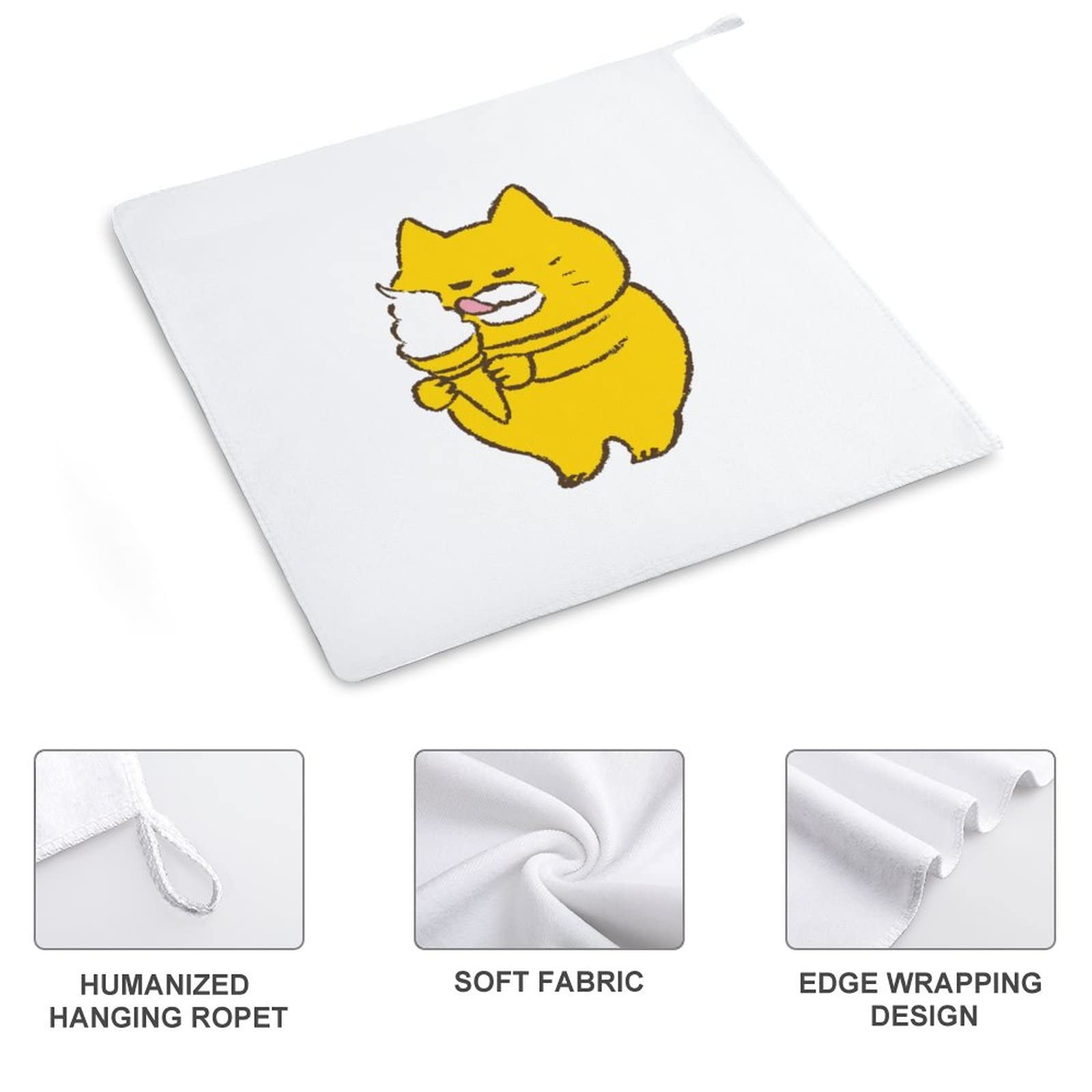 Amazon｜ノラネコぐんだん ハンカチタオル ループタオル タオル