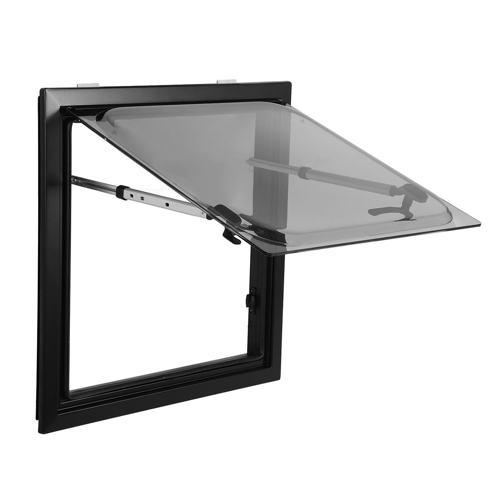 RV Push Out Window 20x20in Aluminum Frame 75° Opening