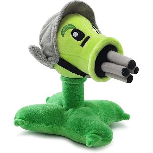 Maikerry 1 PC PVZ Plants Plush Toy ,Stuffed Soft Doll Peashooter Plush Toy ,Great Gift for Halloween & Christmas