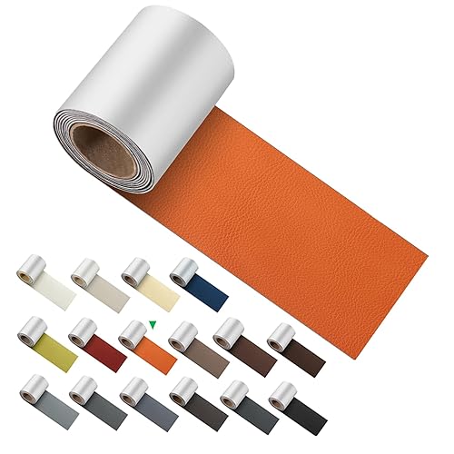 Vista 20 de ILOFRI - Cinta de cuero autoadhesiva, parche de 3 x 60 pulgadas, kit de reparación de vinilo y cuero duradero y autoadhesivo para sofás, asientos