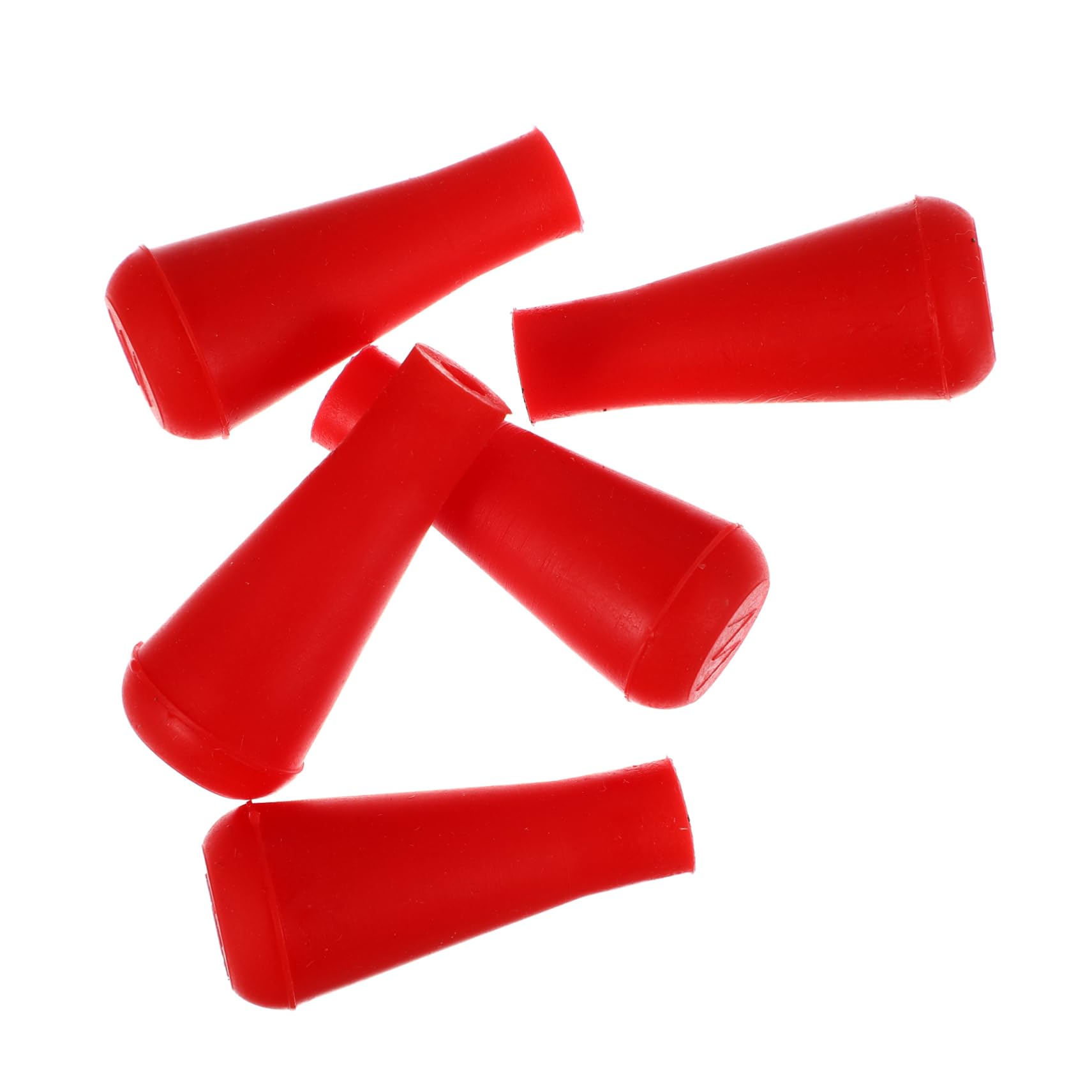 BESPORTBLE 5pcs Arrow Target Tipped Arrows for Arrow Tips Arrowheads Hunting Arrow Heads Shooting Practice Arrowhead Safety Arrowhead Target Head Ends Outdoor Red Rubber