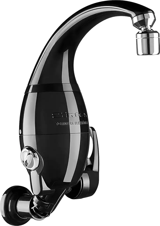 Torneira Elétrica Eletrônica Preta 220v 6.500w Tel270 Sintex