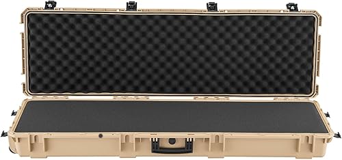 Miniatura 88 de VEVOR Rifle Case, Rifle Hard Case with 4 Layers Fully-protective Foams, Lockable Hard Gun Case with Wheels, IP67 Waterproof & Crushproof, for Rifles