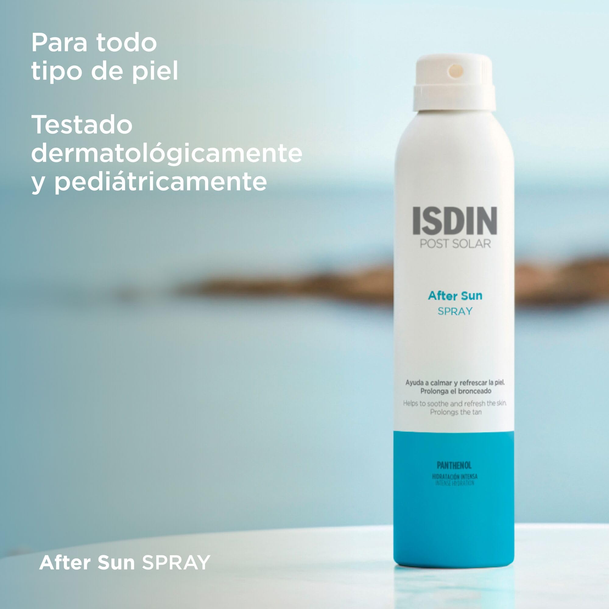 Isdin After Sun Spray, Efecto calmante y refrescante, hidratación y reparación intensa - 200 ml