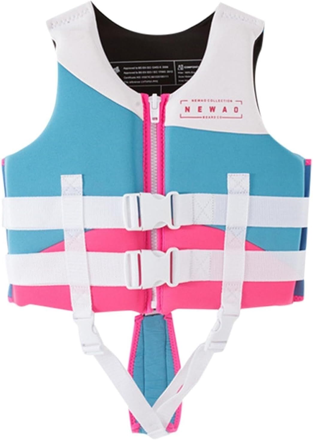 Children Swimming Vest with Zipper and Adjustable Belt, Strap, Baby Swimwear for Children's Sports, Swim Lessons(XX-Large (13-18years))