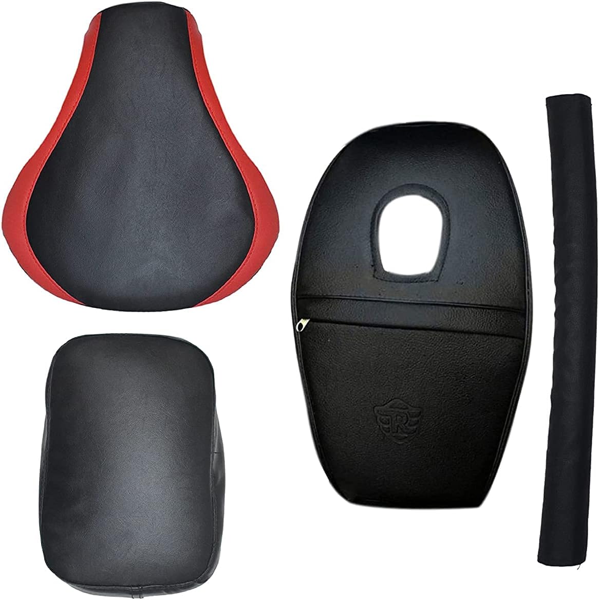 Seat Cover with Tank Cover + Back Rest Foam Combo Set for RE Classic 350/500cc