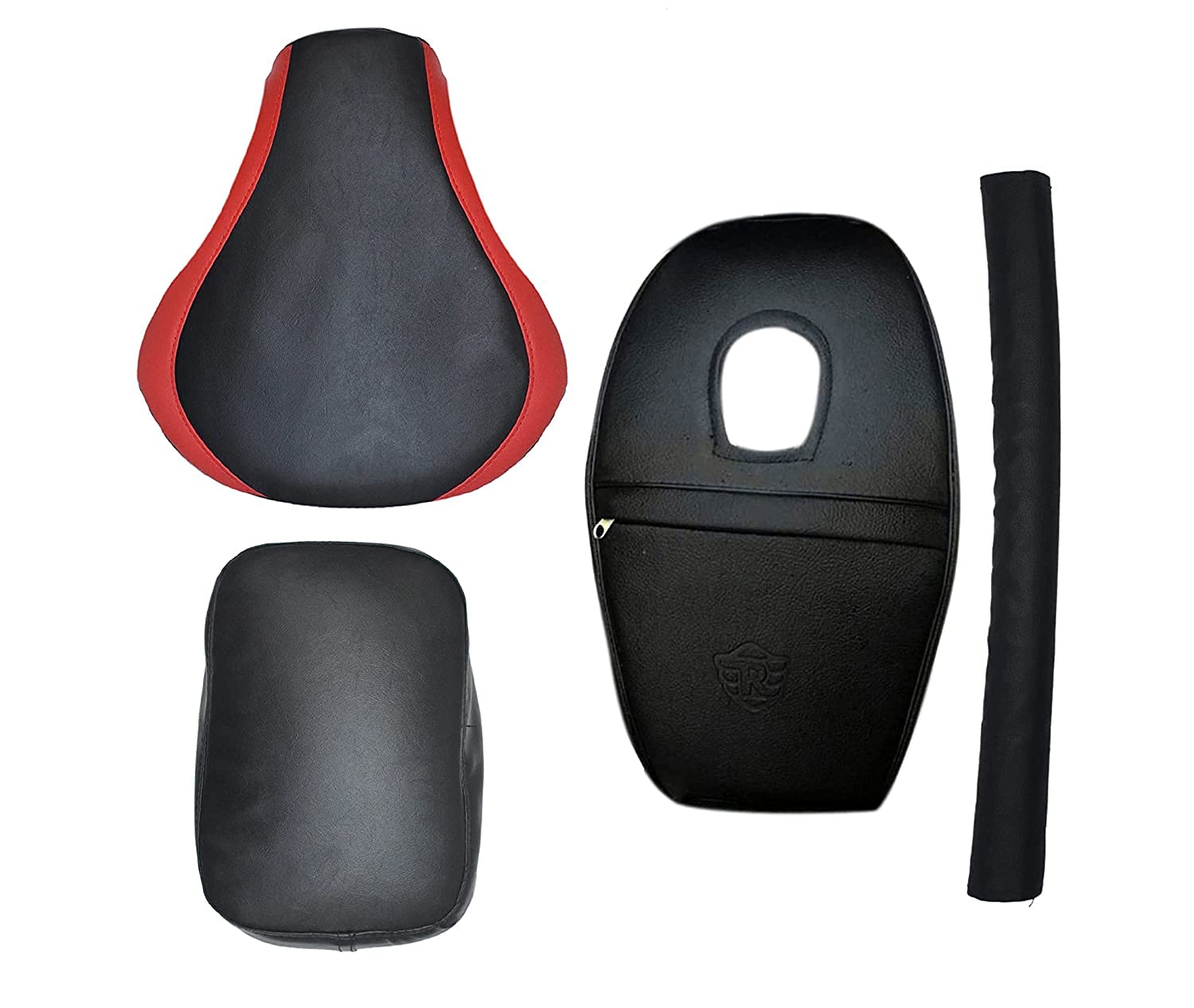KOHLI BULLET ACCESSORIES Seat Cover with Tank Cover + Back Rest Foam Combo Set for RE Classic 350/500cc