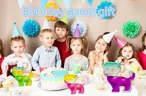 Miniatura 5 de Paquete de 20 paquetes de mochila a granel para perros, llavero mini pop Fidget verano estudiantes regalos de fiesta, premio de burbujas para