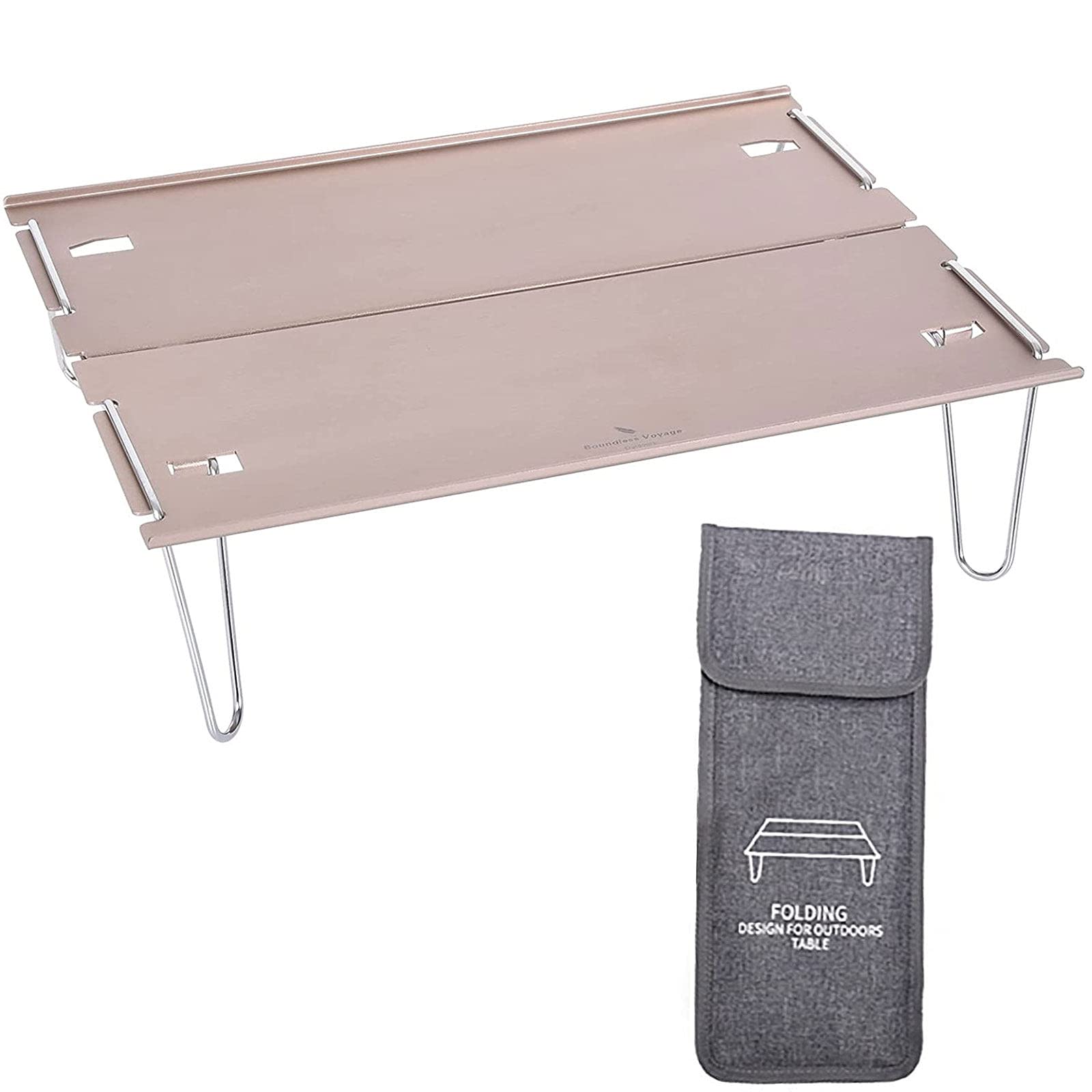 Table pliante portable avec sac de transport compacte pour camping