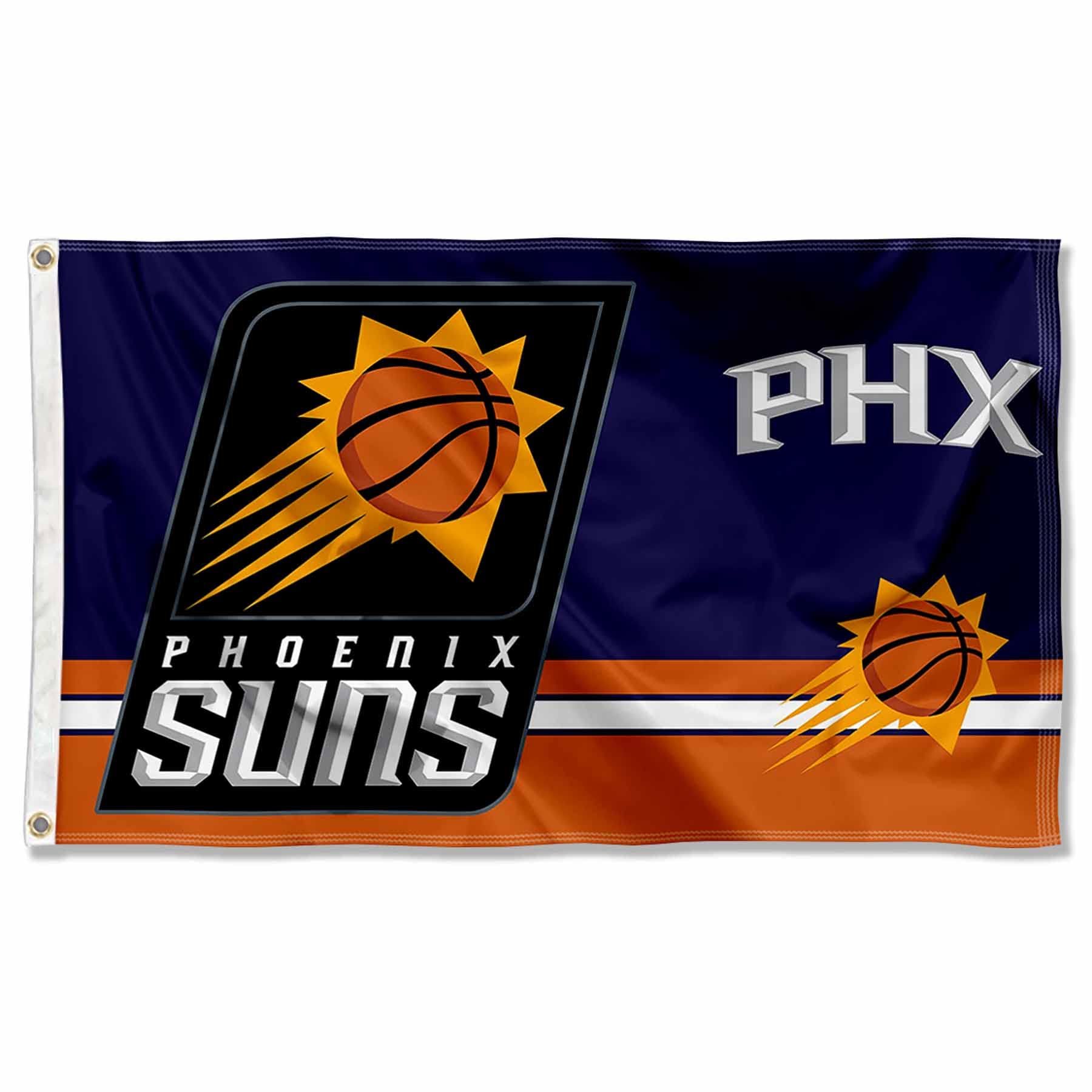 Bannière Phoenix Suns double logo textile premium haute résistance extérieur - 7