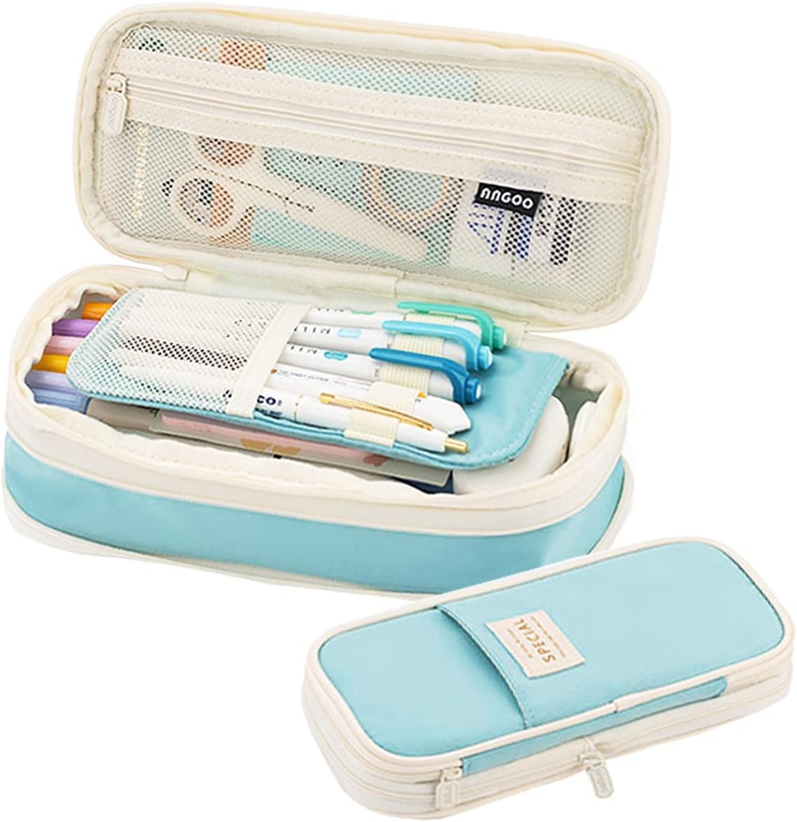 OLINLIFE Pencil Case Aesthetic Pencil Pouch Stationery Big Capacity Pencil Bag