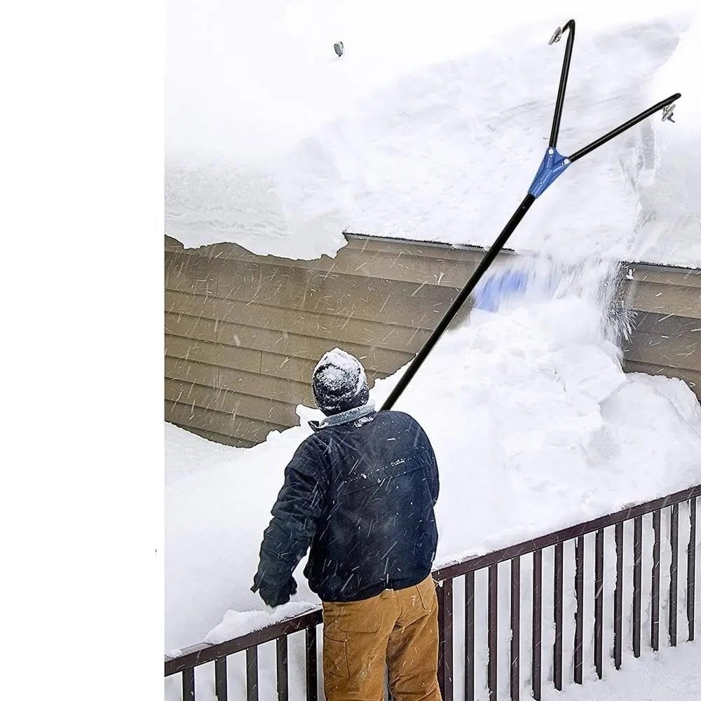 Rascador de hielo para coche Pala De Nieve Extensible Herramienta Para Quitar La Nieve Del Techo Rascador Nieve Rastrillo Nieve Quitar La Nieve Techo Y La Nieve Vehículo Rascadores de hielo para coche