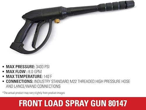 Miniatura 4 de SIMPSON Cleaning 80147 Pistola universal de lavado a presión para uso en agua fría hasta 3400 PSI