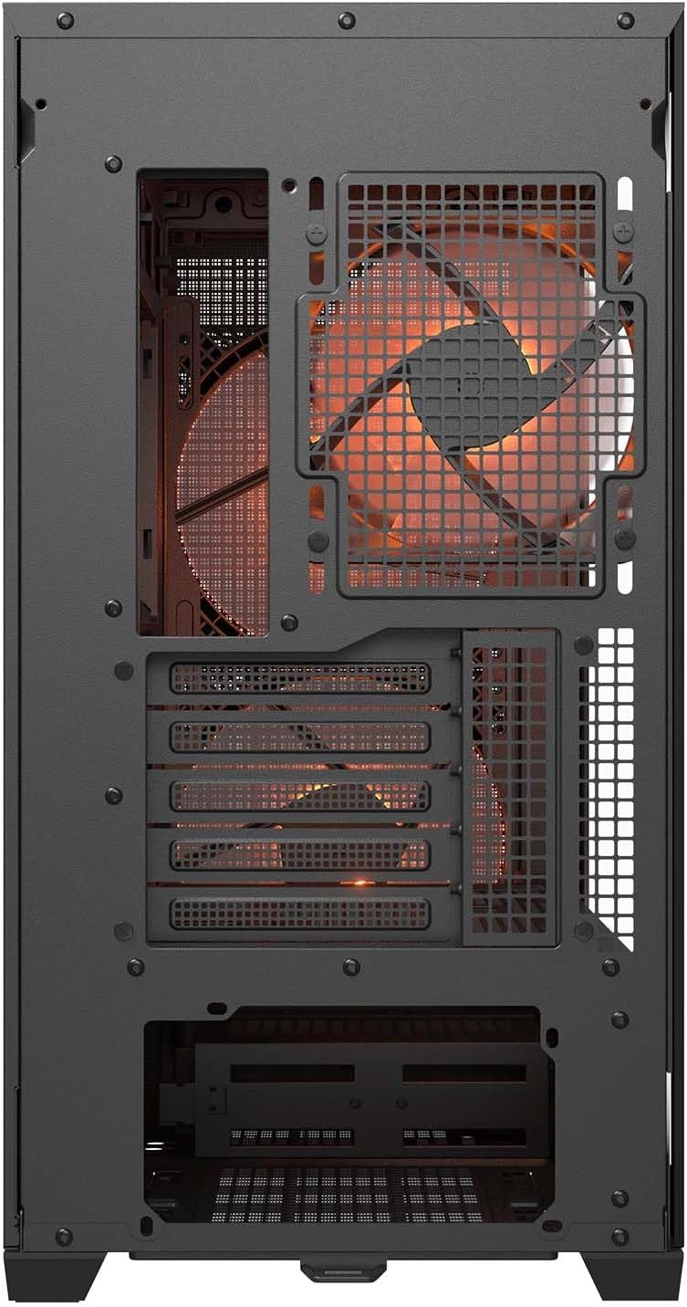 COUGAR Gaming MX600 Mini Tower RGB Case Series, Twin 160mm Fans, Supporting 380mm Graphics Card, Expanded Fan Capacity of 10, Top 360mm Water Cooling Option, Reverse Connector Motherboards (Black)