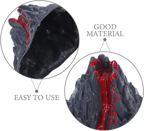 Miniatura 2 de Juguete de volcán, 10 piezas, kit de ciencia de volcán, modelo de erupción para niños de 4 a 6 años, simulación de dinosaurios, juguetes del mundo