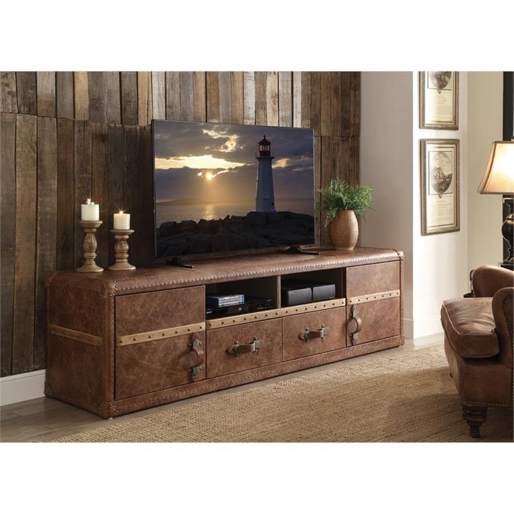 Amazon.com: Acme Furniture 91500 Aberdeen TV Stand, Vintage Dark