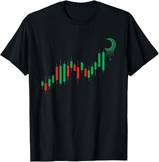 Crypto Trading Hodl Candlestick to the Moon Trading Hodler T-Shirt