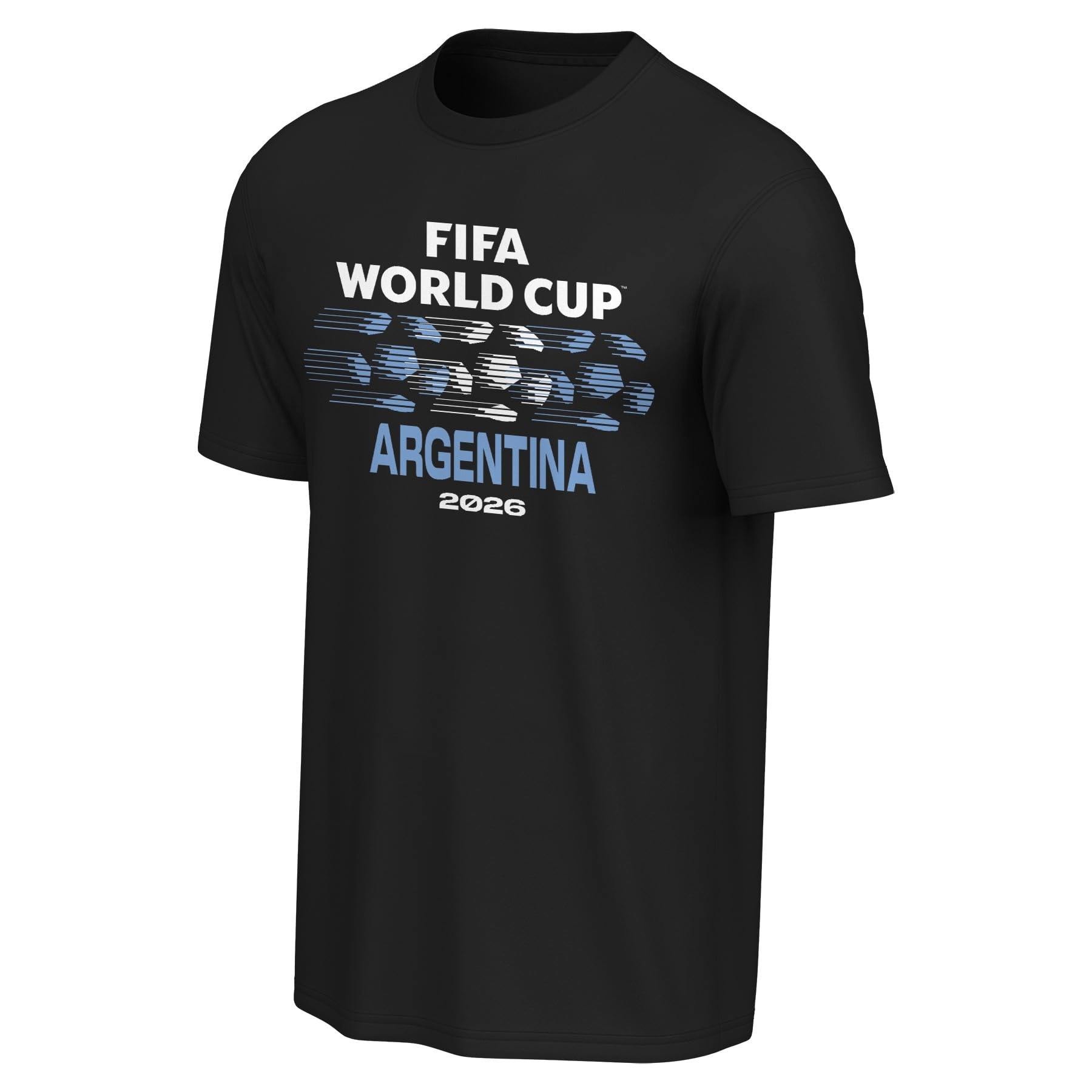 FIFA World Cup 2026 Men's Official Country Team Color Wordmark Logo T-Shirt, Argentina, XL