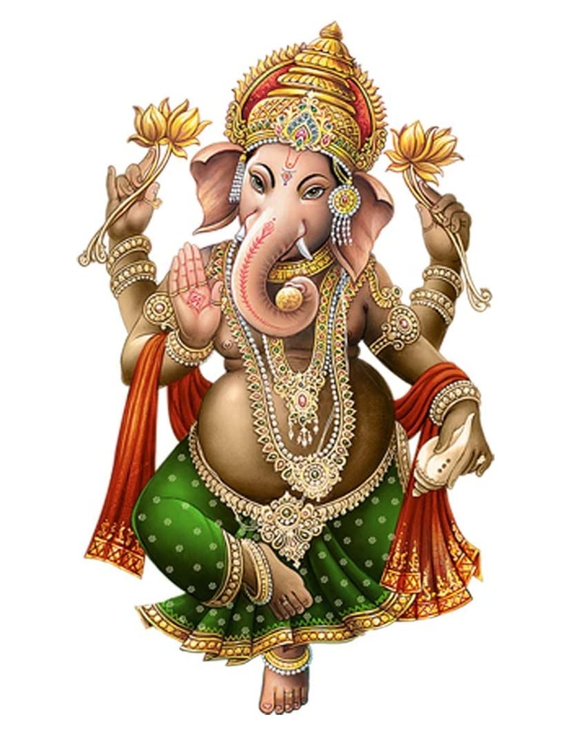Akki Wold Shri Ganesh Ji Wall Sticker for Living Room, Kids Room, Pooja Room Wall Sticker (Multicolor, Size - 50cm X 70cm) (B0BXCTXTT5) Amazon Price History, Amazon Price Tracker