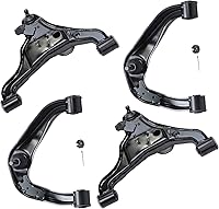 Vista 135 de Detroit Axle - 4 brazos de control traseros para Ford C-Max Focus Mazda 3 5 Volvo C30 C70 S40 V50, 4 brazos de control superior e inferior