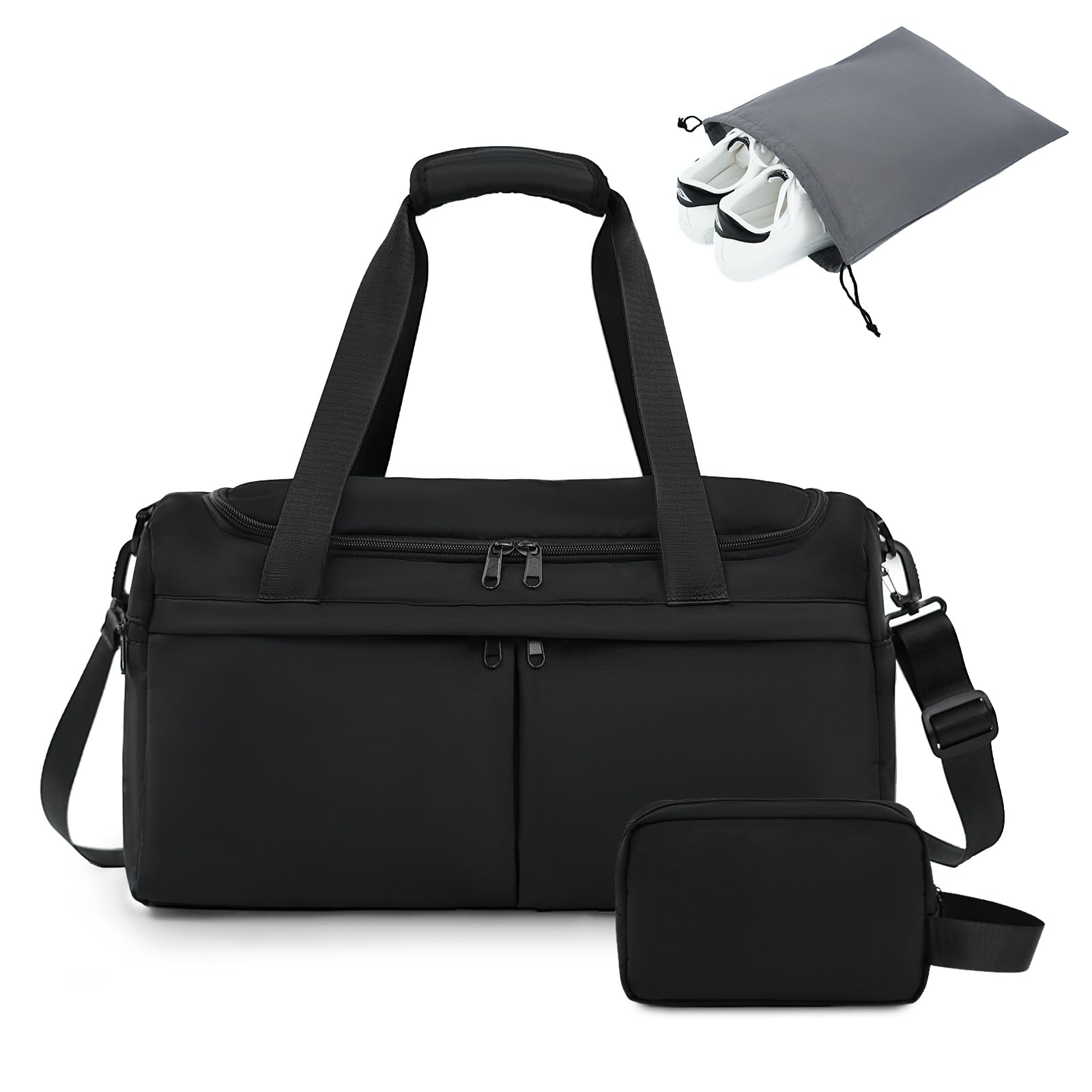 For Spirit Airlines Personal Item Bag 18X14X8 Carry On Travel Duffle Bags for Airplanes Women Men with Wet Pocket Weekender with Shoe and Toiletry