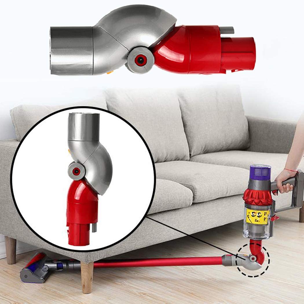 Adapter kątowy z Quick Coupling, praktyczne akcesorium do odkurzaczy Dyson V7 V8 V10 V11, Quick Release Multi-Angle Rotation Top/Bottom Adapter Vacuum Cleaner Accessories