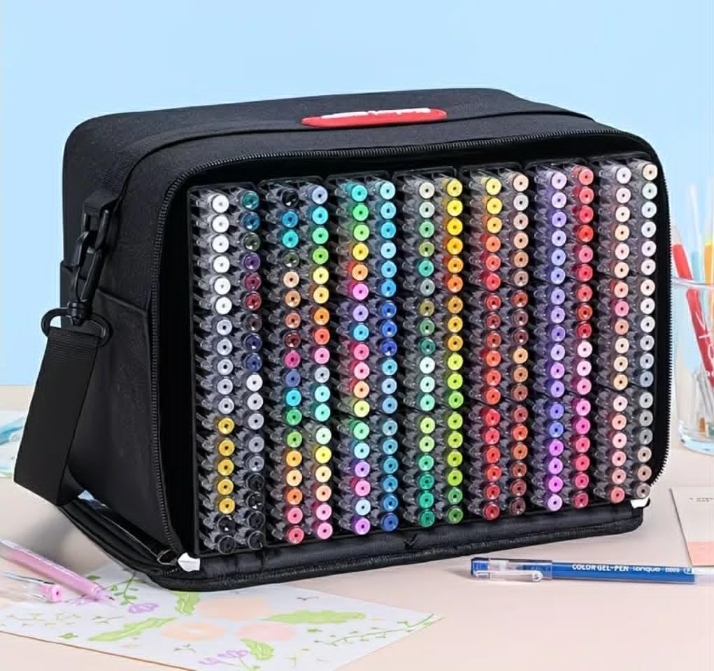Languo Die Box mit 252 nummerierten Gelstiften, 234 Farben, Gelstift für Erwachsene zum Zeichnen, Rätsel-Ausmalen, Kritzeln, Basteln, Scrapbooking (0,6 mm)