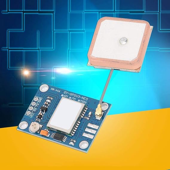 Vikye GPS Module, NEO-7M GPS Board atellite Positioning Module Accessory Provide GPS Computer Testing Software