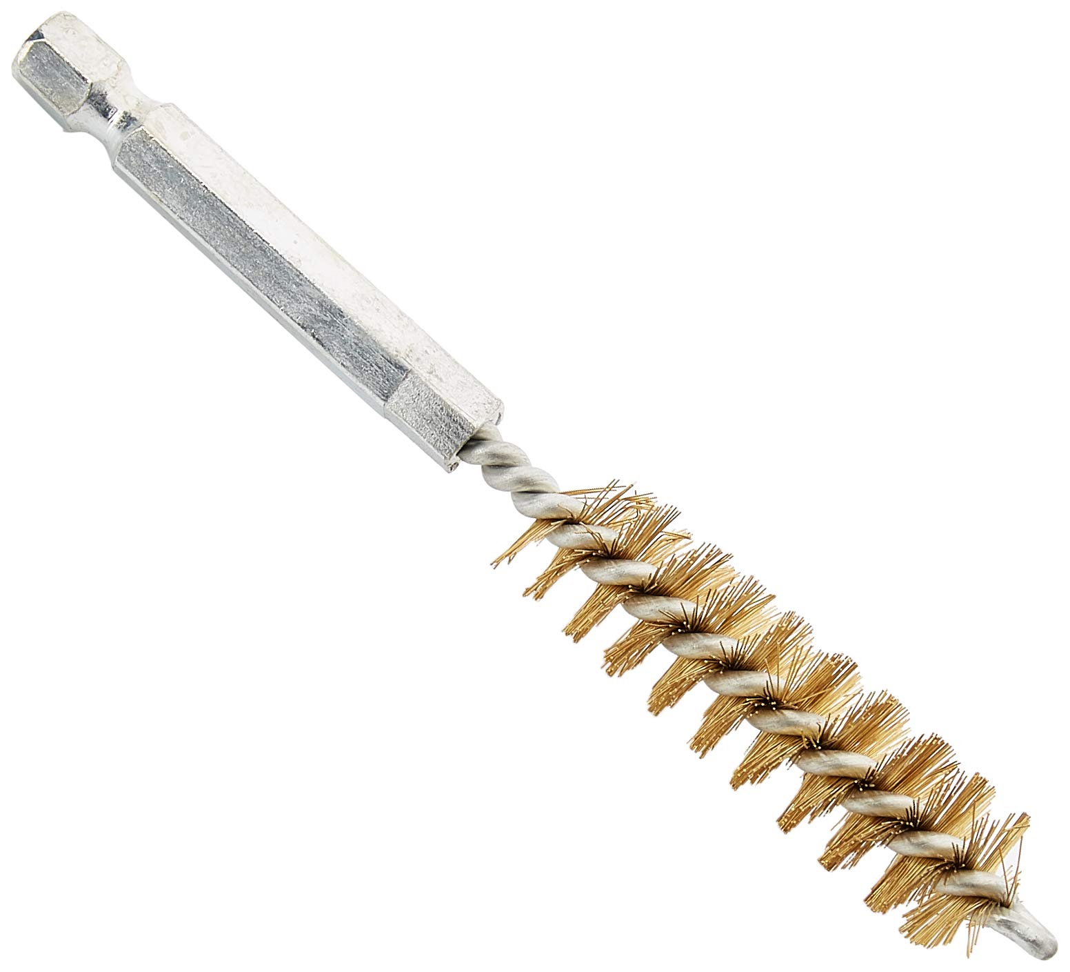 'KS Tools 3400068 1/4 Brass Wire Brush, Diameter 13 mm