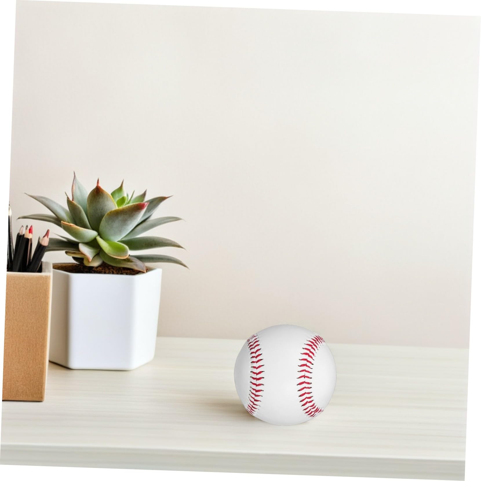 Sosoport 6 Piezas Unidades de de Béisbol para Entrenamiento Alta Elasticidad y Estable Bola de Reemplazo para Bateo y Superficie Antideslizante para Interior y Exterior