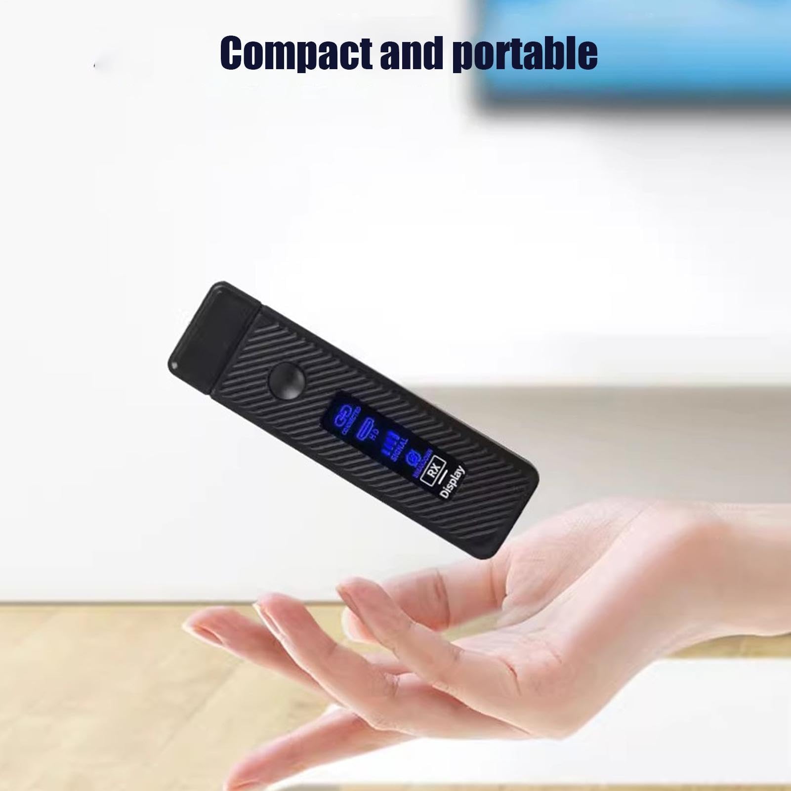 Trasmettitore Video Portatile Wireless Plug and Play | Trasmissione Display Stabile per PC Portatili Computer Proiettore Ufficio Domestico