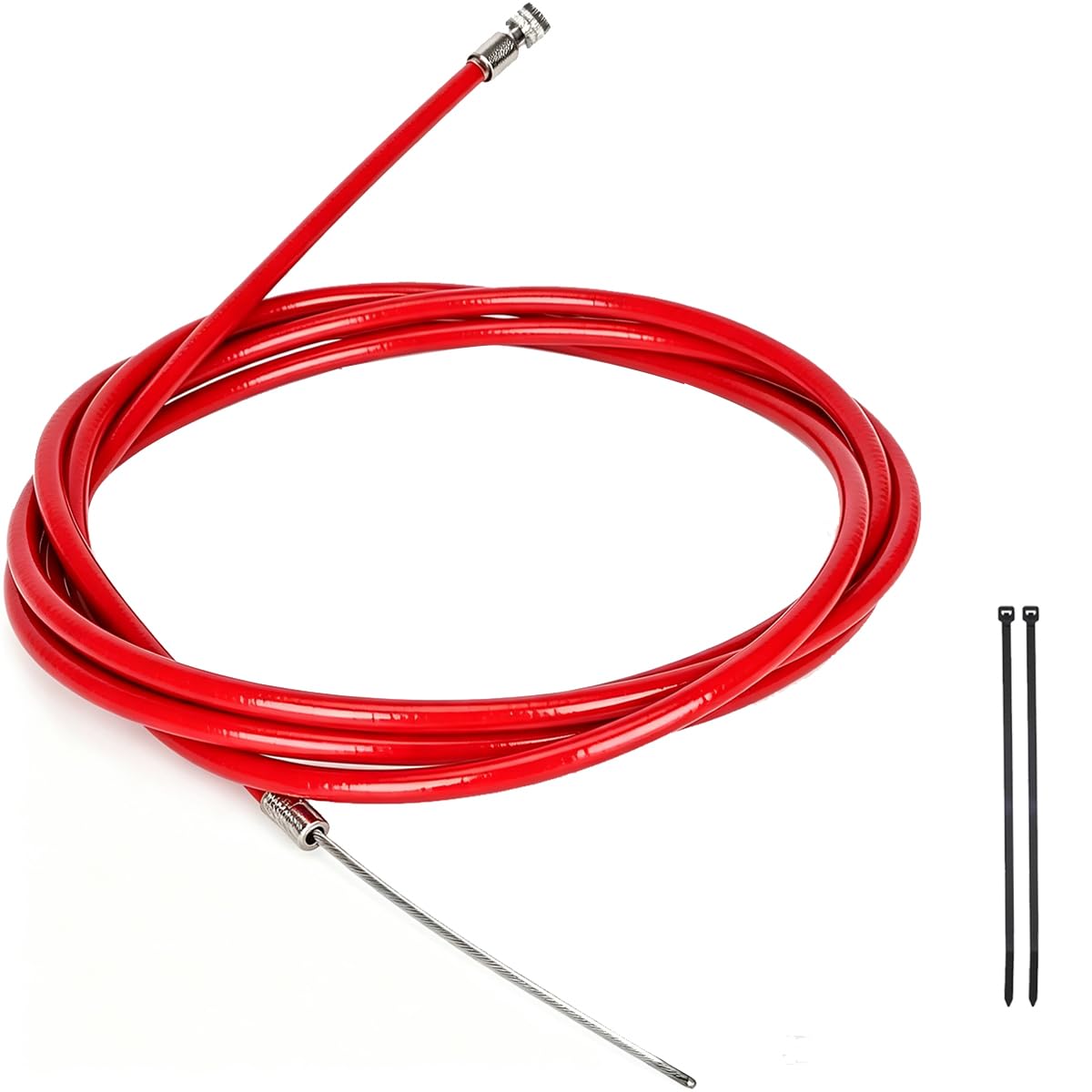BOLOJAU Brake Line Cable 213cm Replacement for Xiaomi 4 Pro Electric Scooter Rear Wheel, High Strength Steel Brake CableAccessory with Waterproof Anti-Aging Coating