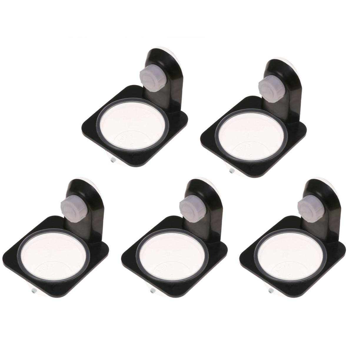 Baluue 5pezzi Ciotola per Rettile Design Stabile e Facile per Tartarughe Lucertole e Insetti Compatibile Acquari