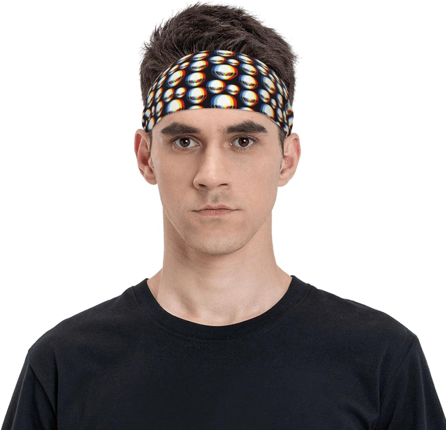 Sports Sweatband Head Bands for Women Men Sweat-Absorbing Headbands Suitable for Running Yoga Fitness Football Exercise - Image 7