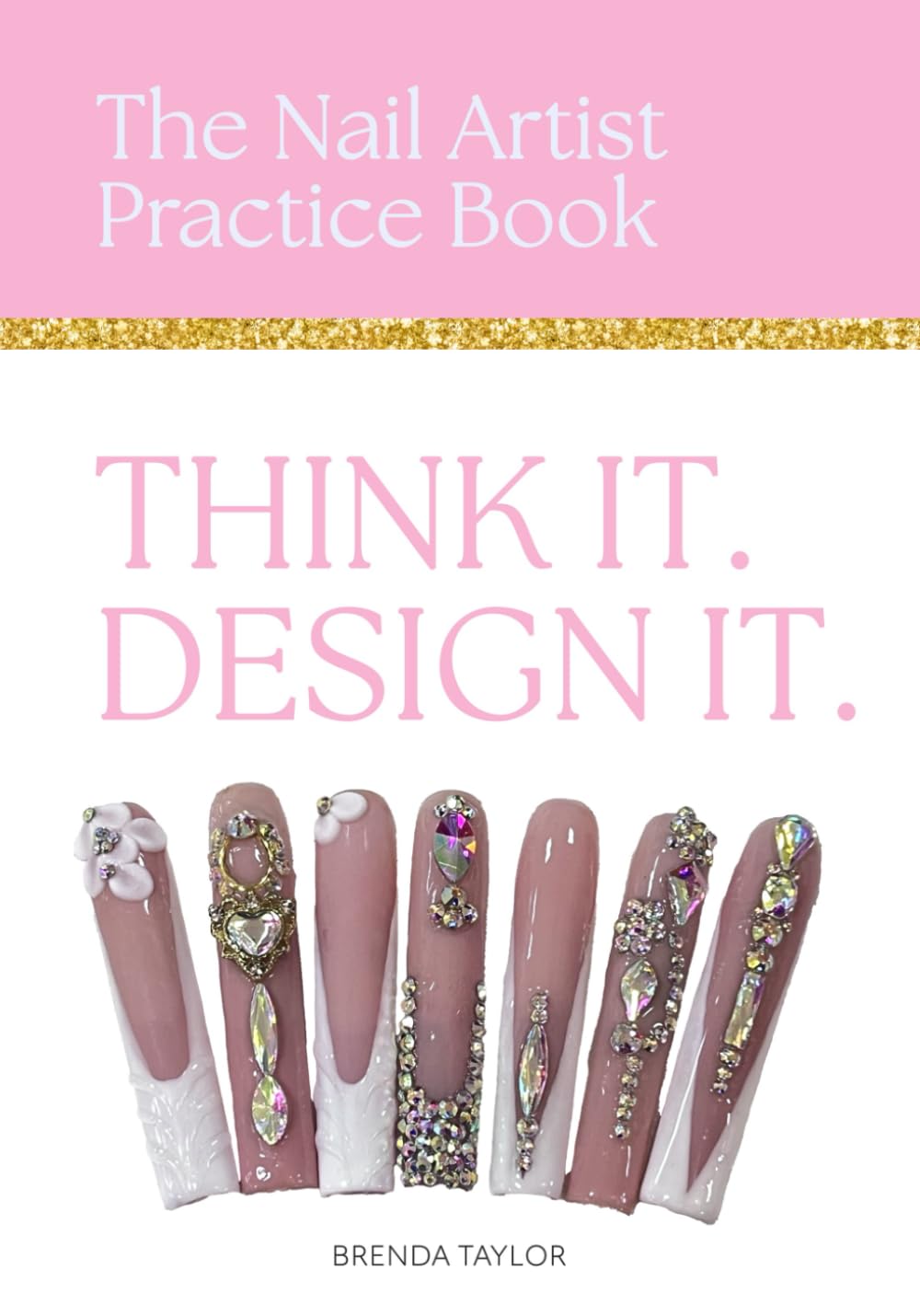Nail Artist Practice Book livre de croquis nail art et cahier de dessin