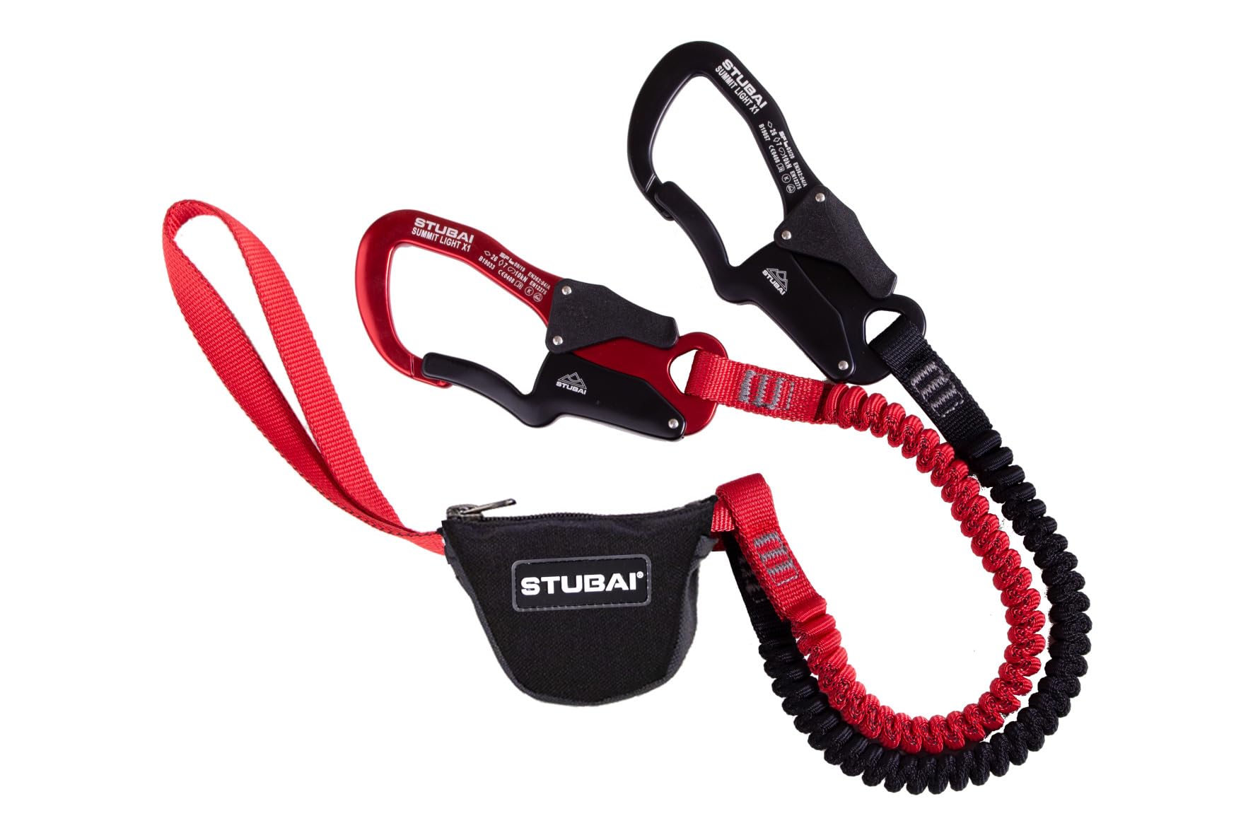 STUBAI Klettersteigset Abseilachter Sicherungsgerät alpiner Bergsport