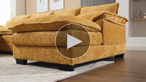 u♡ Amazon.com: ZEIINPA U Shape Sectional Sofa Cloud Couch, 110