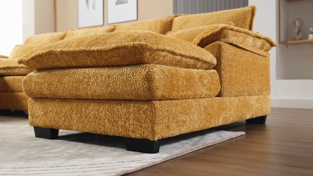 ゆゆ Amazon.com: ZEIINPA U Shape Sectional Sofa Cloud Couch, 110