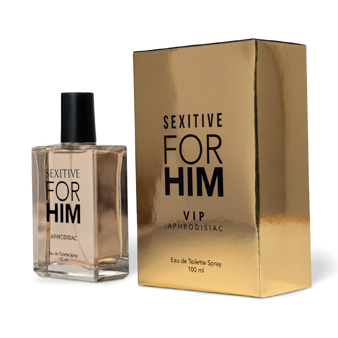FOR HIM VIP. Perfume para hombres. Con Feromonas para atraer a las mujeres. Audaz fórmula extra fuerte. Pheromone Strong. Deseo Absoluto. 100 ml - 3.4 fl oz