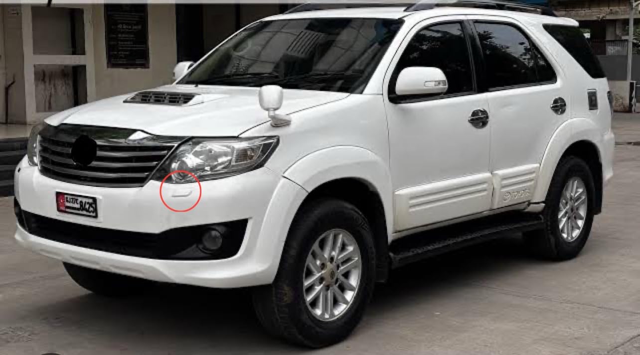 Fortuner 2012 to 2016 - Unpainted Headlight Headlamp Washer Nozzle Cover Cap | LEFT HAND SIDE - ‎Acc_21_322 | Pack of 1-image-26