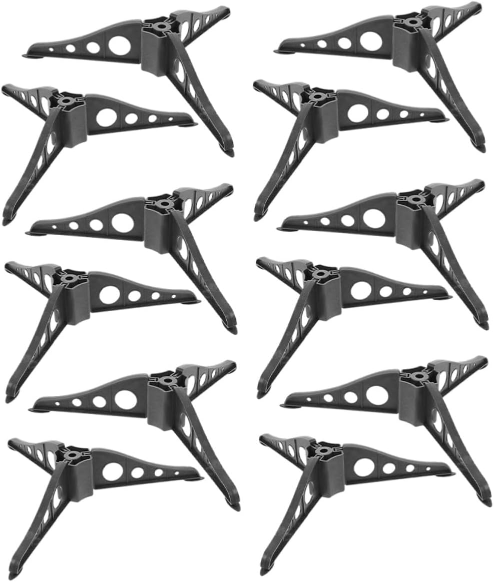 Healeved 15pcs Plastic Christmas Tree Stand Bracket 8-inch Desktop Base for 120-150cm Artificial Xmas Tree Support Holiday Decoration