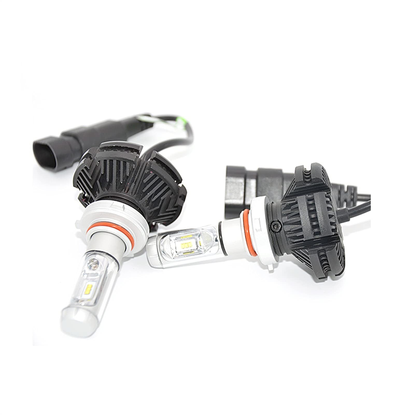 fari a LED Bulbs del faro a led dell'automobile Hi-Lo Beam Auto Auto HeadLamp Fog Lampadina DC12V 24V H4 H7 H11 H1 H3 9005 9006 72W 8000LM 6500K . lampadina a LED ( Socket Type : H4/9003/HB2 Single )