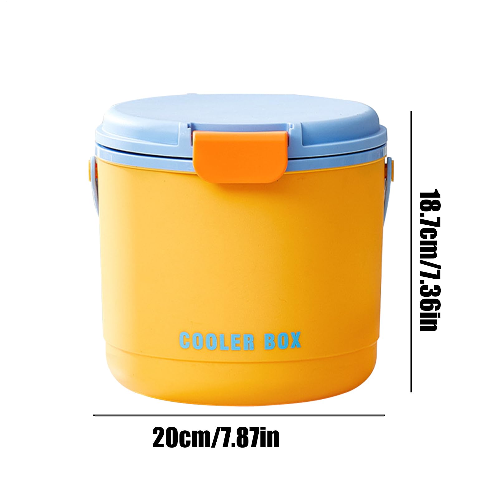 Bucket Ice - Cooler isolato con coperchio | Bottiglie di birra Chiller bucket | Accessorio refrigerante | Camping Beverage Refeshner | Bere accessori più freddi per picnic, barbecue all'aperto