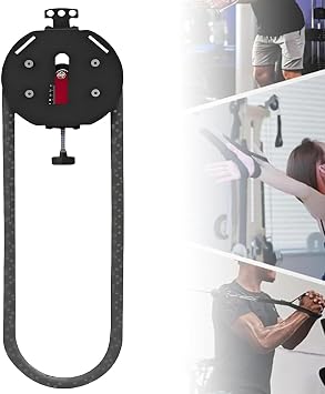 Portable Endless Rope Pulley Trainer   Quiet Adjustable Resistance Cable Machine With Durable Rope For Home & Gym Full-Body Workouts