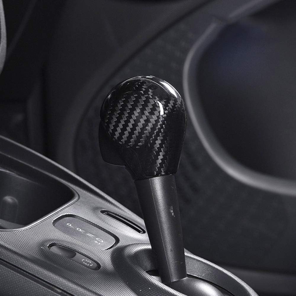 SHIFENG 100% Real Carbon fiber for Mercedes Benz New Smart Fortwo Forfour 453 2015-2020 Car Interior Gear Shift Head Cover