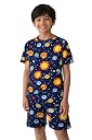 Ninos Dreams Cotton Graphic Pajama Pack of 2 (Boys Coord Set_Dark Blue_12-14 Years) gallery image