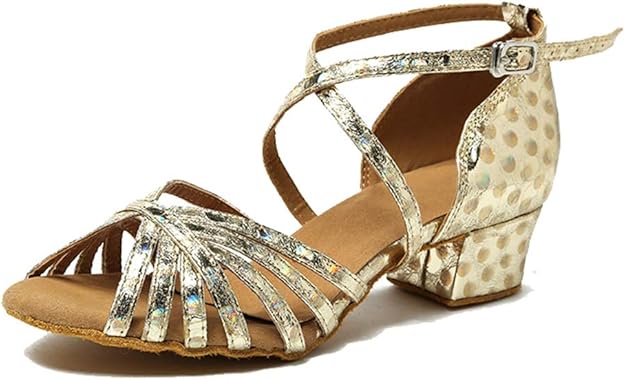 Synthetic Jazz Shoes With Suede Sole Women's Comfort Mesh Peep Toe Salsa Tango Ballroom Latin Modern Dance Sapato Social Masculino