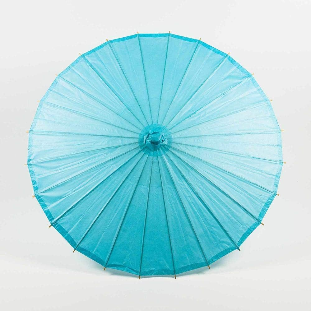 Asian Import Store, Inc. 32" Water Blue Paper Parasol