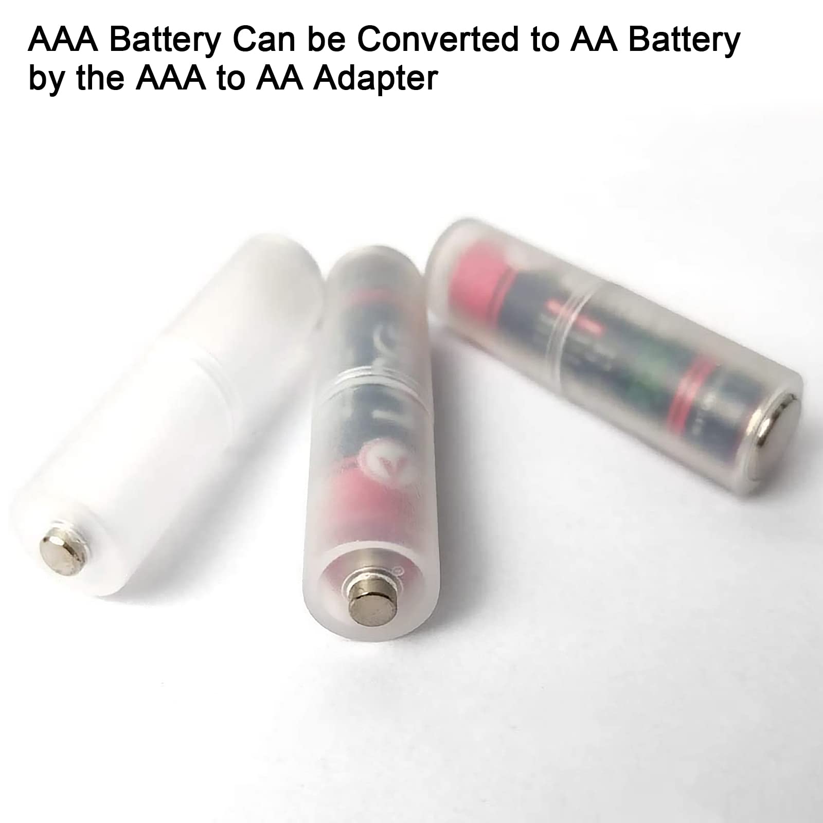 Amazon.com: Coliao 10pcs AAA to AA Battery Adapter AAA to AA