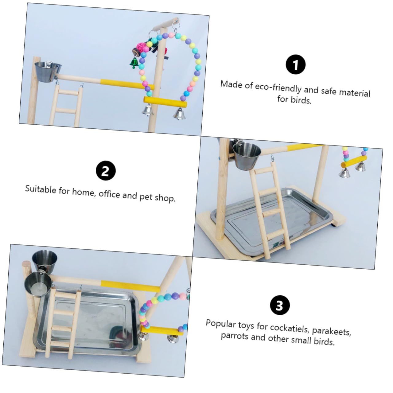 BESPORTBLE Soporte De Entrenamiento para Juguete De Equilibrio para Mascotas Ecológico